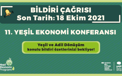 11. YEŞİL EKONOMİ KONFERANSI BİLDİRİ ÇAĞRISI